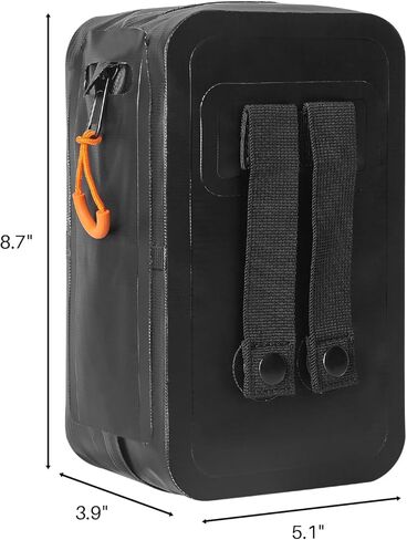 الحقيبة التكتيكية المقاومة للماء - حقيبة MOLLE Pouch Gear مع سحاب متصل بلوحة MOLLE للمشي لمسافات طويلة والسفر والطرق الوعرة in Kuwait