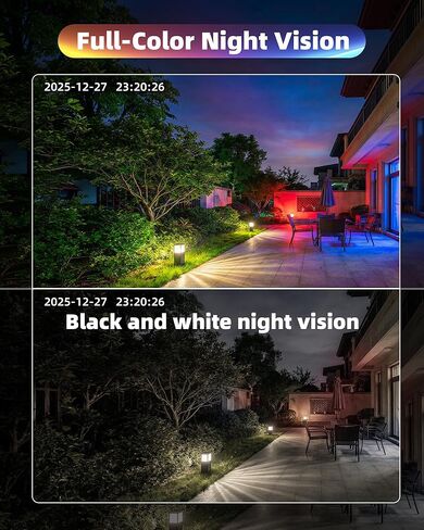 hazen No Drill Window Camera, Window Security Camera with Night Vision, 3MP 2K Indoor Camera for Home Security, AI Person Recognition, 24/7 Recording, Person & Motion Detection, Ivory White in Saudi Arabia