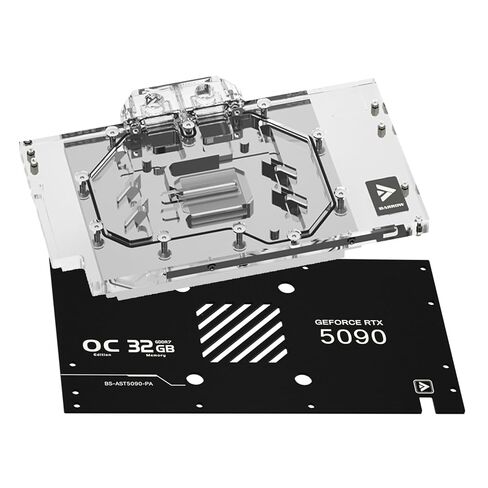 وحدة معالجة الرسومات الجرافيكية Barrow لجهاز ASUS TUF RTX 5080 RTX 5070 Ti، وحدة معالجة الرسومات الجرافيكية ذات الغطاء الكامل باللون الأسود المائي تتضمن لوحة خلفية، قاعدة تبريد نحاسية، مصممة لتبريد مياه الألعاب عالية التحميل in Kuwait