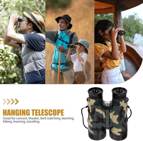 Zerodeko 12x38 Compact Pocket Binoculars for Travel and Hunting, Mini Handheld Lightweight Telescope with Anti-Slip Design, Portable Small Binoculars for Outdoor Sightseeing in Saudi Arabia