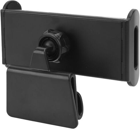 Car Headrest Tablet Holder Mount and 3, 360° Rotatable, Black, 4.7-12.9 Inch, with Hooks in Saudi Arabia