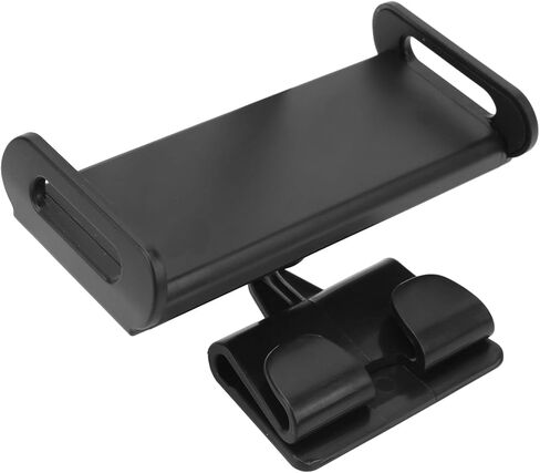 Car Headrest Tablet Holder Mount and 3, 360° Rotatable, Black, 4.7-12.9 Inch, with Hooks in Saudi Arabia