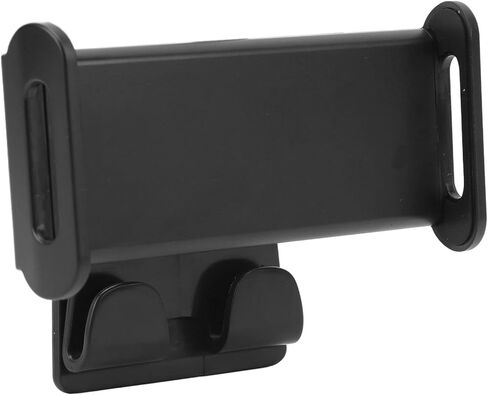 Car Headrest Tablet Holder Mount and 3, 360° Rotatable, Black, 4.7-12.9 Inch, with Hooks in Saudi Arabia