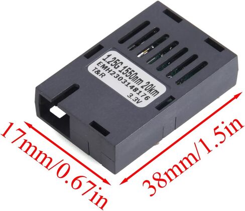 زوج 1x9 1.25G وحدات إرسال واستقبال الألياف البصرية جيجابت SC وضع واحد 1310nm / 1550nm (20KM) in Kuwait