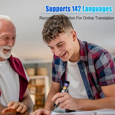 قلم مترجم المسح الضوئي، قلم قارئ المسح الرقمي الذكي لعسر القراءة، قلم ترجمة الصور متعدد الوظائف مع شاشة لمس 3.71 بوصة، RT غير متصل 10 لغات المسح الضوئي in Saudi Arabia