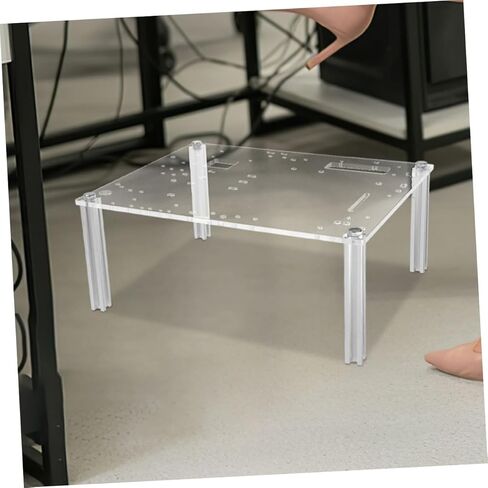 NUOBESTY 1Set Open Air Computer Case Transparent Design for Optimal Airflow Sturdy and Construction Compatible with Matx Motherboards for PC Testing and Cooling in Kuwait