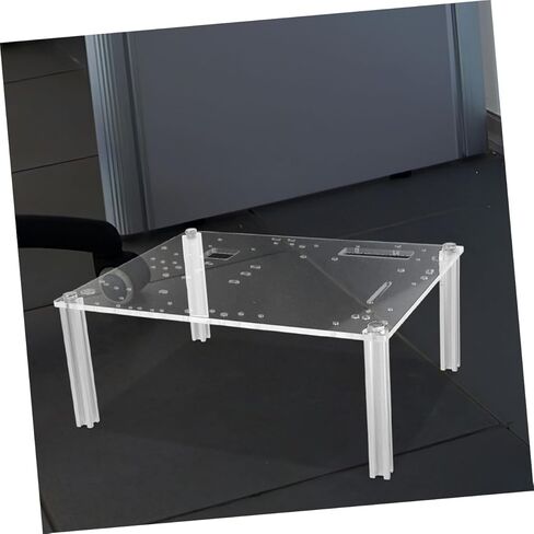 NUOBESTY 1Set Open Air Computer Case Transparent Design for Optimal Airflow Sturdy and Construction Compatible with Matx Motherboards for PC Testing and Cooling in Kuwait