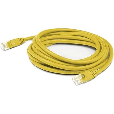 AddOn 3m RJ-45 (Male) to RJ-45 (Male) Yellow Cat6 STP Plenum-Rated Copper Patch Cable - 9.84 ft Category 6 Network Cable for Network Device - First End: 1 x RJ-45 Male Network - Second End: 1 x RJ-45 in Saudi Arabia