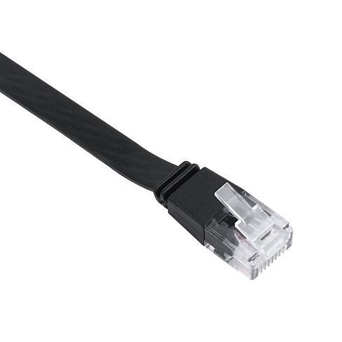 كابل إيثرنت CAT6 قابل للسحب من HANYAUKU، كابل توصيل الإنترنت RJ45 LAN عالي السرعة، سلك كابل شبكة قابل للتعديل لجهاز التوجيه المودم، الكمبيوتر الشخصي، Mac، الكمبيوتر المحمول (2 متر/6.6 قدم) in Kuwait