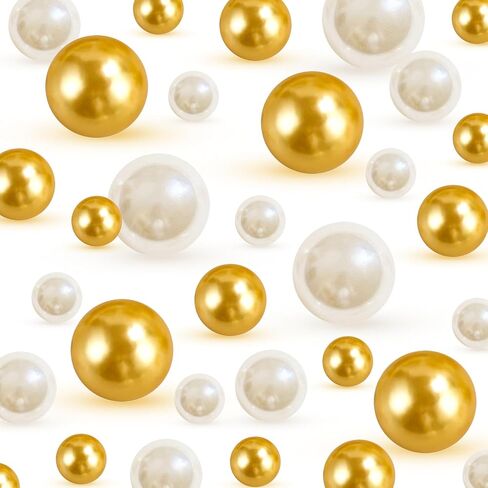 280Pcs Green&Gold St Patrick's Day 20mm 14mm 8mm Pearl Bead Vase Filler for Centerpiece, No Hole Glossy Faux Maroon Pearls for Table Decor, Assorted WineRed Pearl Beads for Party Venue Decoration in Kuwait