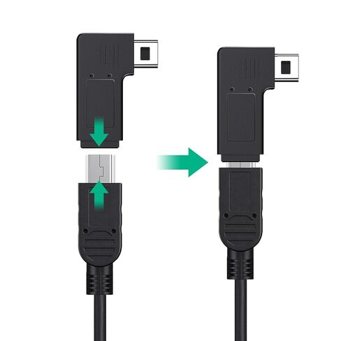 كابل شاحن USB صغير من Weishan بطول 11.5 قدم لكاميرا Rexing V1 V3 V5 & Rove R2 Dashcam كاميرا مرآة الرؤية الخلفية in Kuwait