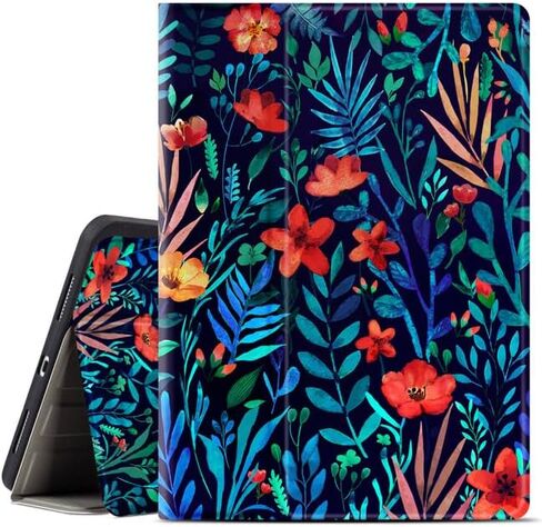 Vimorco Case for iPad (A16) 11th Generation 11 Inch 2025, Document Card Pocket iPad 10th Generation 10.9 Inch Case with Hand Strap, PU Leather Protective Cover Auto Sleep/Wake (Moon Girl) in Saudi Arabia