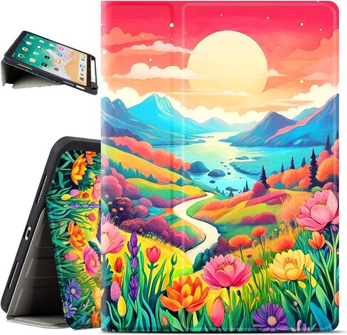 Vimorco Case for iPad (A16) 11th Generation 11 Inch 2025, Document Card Pocket iPad 10th Generation 10.9 Inch Case with Hand Strap, PU Leather Protective Cover Auto Sleep/Wake (Moon Girl) in Saudi Arabia