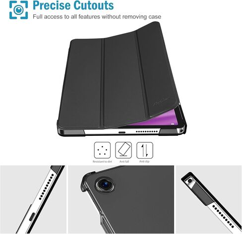 حافظة ProCase لجهاز Lenovo Tab 10.1 بوصة 2025 TB311FU/TB311XU، غطاء ذكي لجهاز Lenovo Tab 10.1 بوصة 2025 غطاء خلفي صلب بحامل نحيف - أرجواني فاتح in Kuwait