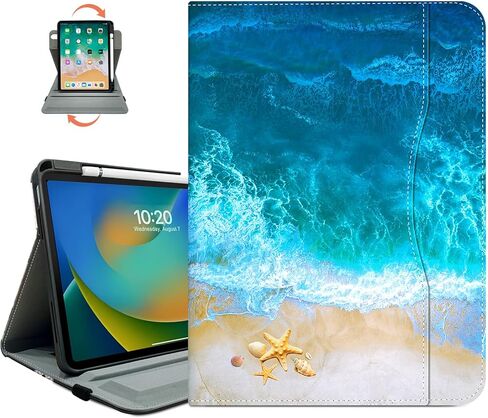 حافظة Vimorco الدوارة لجهاز iPad A16 الجيل الحادي عشر/العاشر 2025/2022، حافظة iPad A16 الجيل الحادي عشر/العاشر تدور 360 درجة، 4 زوايا رؤية، حامل قلم رصاص/حزام يد/جيب، فراشة زهرة سوداء in Kuwait