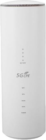 راوتر 5G CPE، واي فاي 6 ثنائي النطاق 1800 ميجابت في الثانية 32 جهازًا 8 هوائيات عالية الكسب 4x4 MIMO، مع فتحة بطاقة SIM للتخييم المنزلي والأعمال التجارية (قابس الولايات المتحدة) in Kuwait