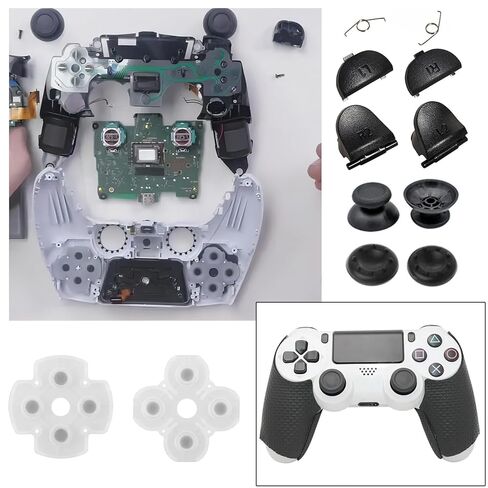 21 قطعة بديلة لإصلاح ملحقات Dualshock متوافقة مع P S-4 لـ Dualshock 4 in Saudi Arabia