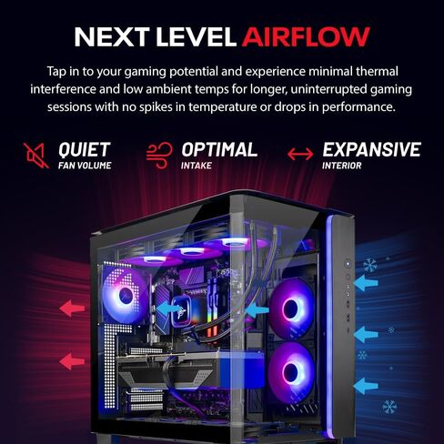 Skytech Gaming King 95 Gaming PC, AMD Ryzen 9 9900X 4.4GHz, NVIDIA RTX 5070 12GB, 2TB Gen4 NVMe SSD, 32GB DDR5 RAM 6000, 850W Gold ATX 3 PSU, 360 ARGB AIO, Wi-Fi, Win 11, Desktop in Kuwait