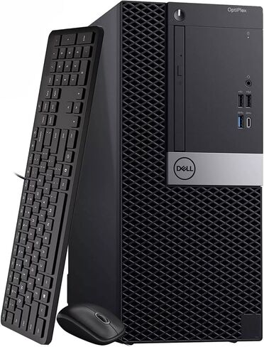 كمبيوتر مكتبي Dell Optiplex Tower - Intel Core i5-7500 الجيل السابع 3.40 جيجا هرتز - ذاكرة وصول عشوائي DDR4 سعة 32 جيجا بايت - SSD سعة 1 تيرابايت - لوحة مفاتيح وماوس لاسلكيين - منفذ DisplayPort - HDMI - كمبيوتر منزلي وعملي - Window 11 Pro (متجدد) in Kuwait