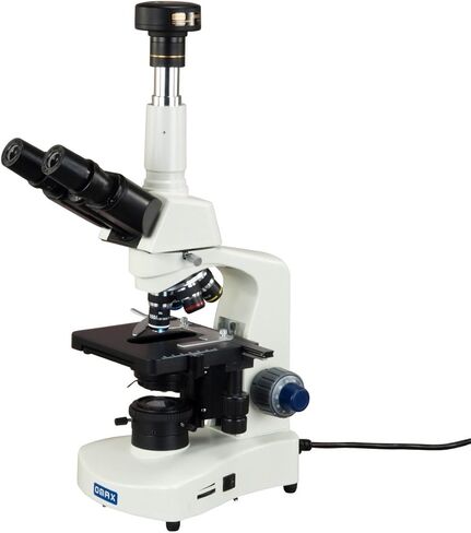 OMAX 40X-2500X Digital Trinocular Compound Siedentopf LED Microscope with Kohler Illuminator and 9MP Camera in Saudi Arabia