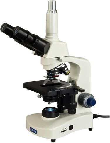 OMAX 40X-2500X Darkfiled Trinocular Compound Siedentopf LED Microscope with Dry Darkfield Condenser in Saudi Arabia