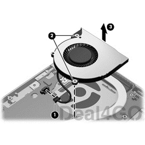 مروحة تبريد وحدة المعالجة المركزية Deal4GO 702859-001 بديلة لـ HP EliteBook Folio 9470M 9480M 9470 9480 Ultrabook in Saudi Arabia