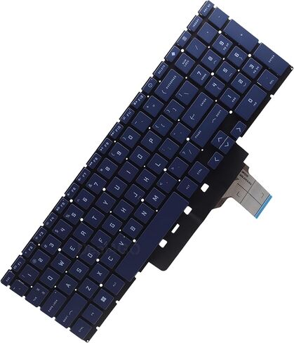 Deal4GO Non-Backlit Keyboard N13298-xx1 Replacement for HP 15-FB 15-FA 16-R 16-S 16-D 16-E 15-FB0028NR 16-R0073CL - Gray (Mica Silver) in Saudi Arabia