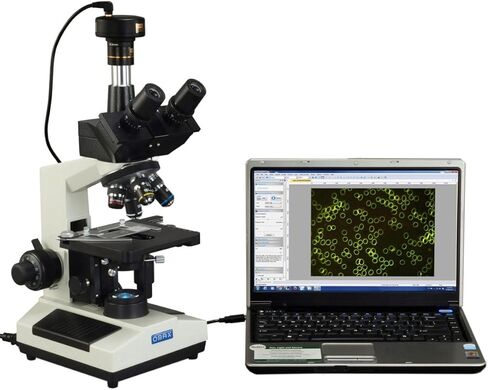 OMAX 40X-2500X Darkfield LED Trinocular Compound Biological Microscope with 3MP Digital Camera in Saudi Arabia