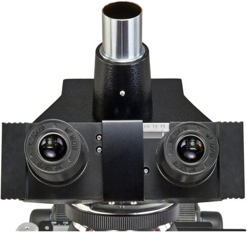 OMAX 40X-2500X Phase Contrast Trinocular LED Compound Microscope+9MP Camera+Aluminum Carrying Case in Saudi Arabia