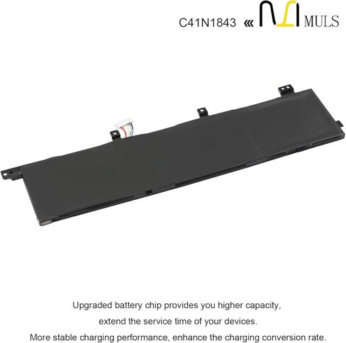 MULS 42Wh C31N1843 Laptop Battery Replacement for ASUS VivoBook S14 S432FA S432FL Vivobook S15 S532FA S532FL X432FA X432FL X432FLC X532FL X532FLC X532FA S432FA-EB008T S532FA-DH55 S532FL-PB77 3640mAh in Saudi Arabia