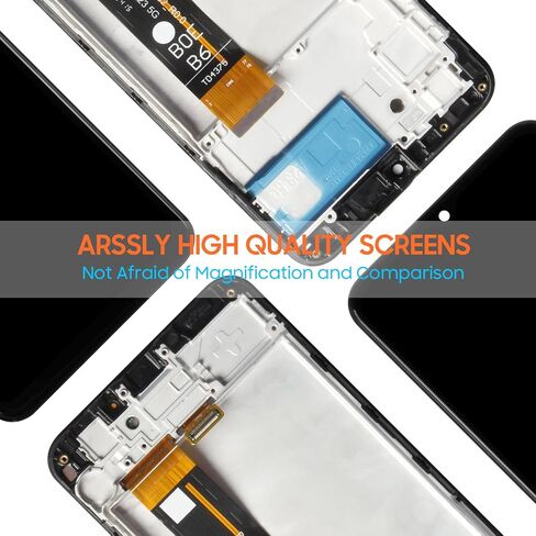 بديل شاشة Samsung Galaxy A23 5G لهاتف Galaxy A23 5G A236 شاشة LCD رقمية تعمل باللمس زجاج SM-A236B SM-A236U (أسود مع إطار، وليس A23 4G) in Saudi Arabia
