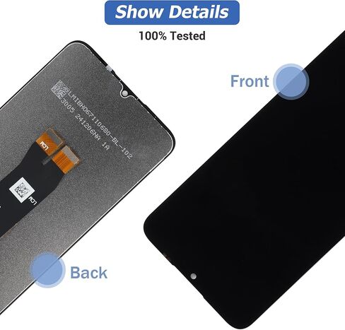 New LCD Touch Screen Digitizer Assembly for Blade A55 (A35) [6.2 inch] with Technical Repair Tools Kit- Fingerprint Function in Kuwait