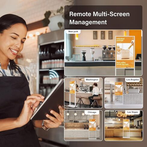 كشك عرض لافتات رقمية مقاس 43 بوصة، ملصق عرض إعلاني قائم على الأرضية الداخلية، شاشة LCD تجارية مع مشغل وسائط تلقائي، نظام Android، USB/WiFi in Kuwait