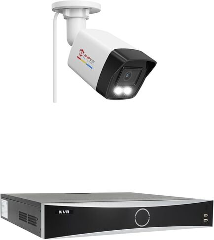 Anpviz 5MP 32CH Bullet PoE IP Wired Security Camera System Outdoor, 12MP 32 Channel NVR with 4 SATA, Plug and Play in Saudi Arabia