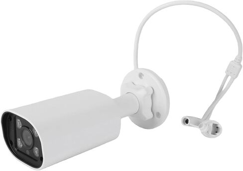 ciciglow 4MP Surveillance Camera, AI Human Detection 30m Night Vision IP66 H.265 Encoding, with POE Power Over Ethernet, for Outdoor Indoor Security Monitoring in Saudi Arabia