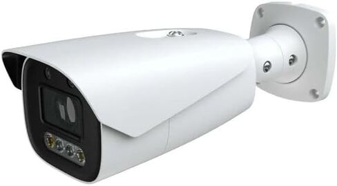 كاميرا شبكة Titanium IP-5IR8C2H3-MZ-PA 8MP مزدوجة الإضاءة AI Bullet، 4K UHD، تحليلات ذكية، صوت ثنائي الاتجاه، PoE، IP66، أضواء تحذير نشطة in Kuwait