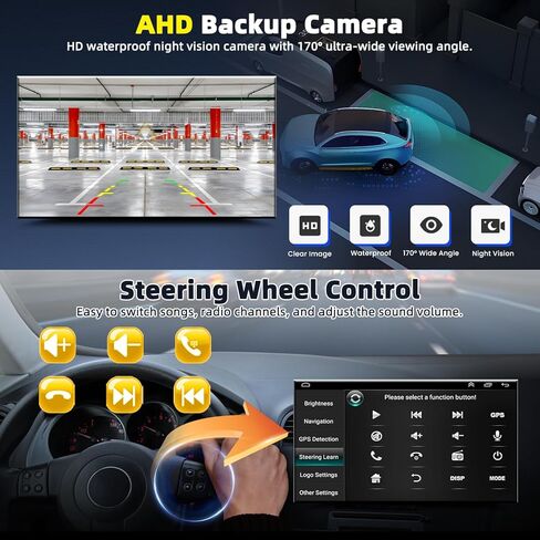 9-Inch Car Stereo Radio for Mazda 2 Demio 2014 2015 2016 2017 2018 2019 2020 2021 2022 2023 with Carplay & Android Auto Touch Screen Head Unit GPS Bluetooth WiFi DSP FM RDS + Backup Camera, 2+64GB in Kuwait