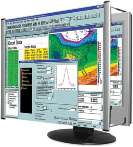 مكبر Kantek LCD - منطقة مكبرة 13.13 عرض × 10.50 طول - الحجم الإجمالي 11 ارتفاع × 14.8 عرض in Kuwait