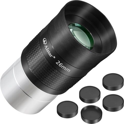 Alstar 2" Kellner FMC 55-Degree Eyepiece - Bundle with - 5 Pcs Dust Caps in Saudi Arabia