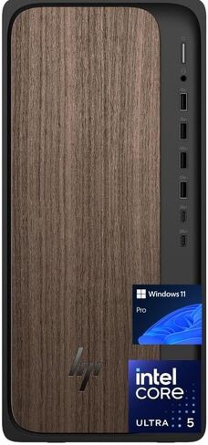 HP 2025 Omnidesk (Envy Next Brand) M03 AI Copilot Business Tower Desktop، Intel Ultra 5 225، 64 جيجابايت DDR5، 1 تيرابايت SSD، 280 واط 80 بلس بلاتينيوم، لوحة مفاتيح وماوس سلكي، Wi-Fi 6، بلوتوث 5.4، W11P in Kuwait