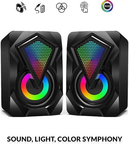 حزمة الكمبيوتر المكتبي HP RGB للألعاب - Intel Core i7، ذاكرة الوصول العشوائي 16 جيجابايت، 1 تيرابايت SSD، NVIDIA GeForce GT 1030 GDDR5، شاشة 24 بوصة، مجموعة RGB - Windows 11 Pro (متجدد) in Kuwait