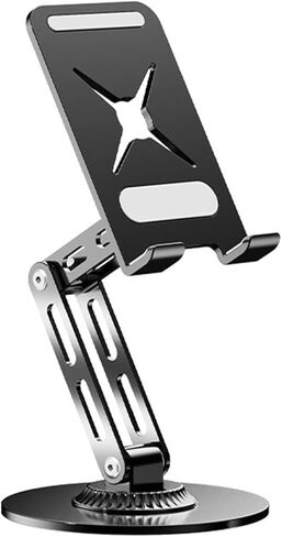 UncleS Phone Stand Heavy Duty 360 Rotating Tablet Holder Metal Desk Stand For Smartphones And E Readers Aluminum Phone Stand in Saudi Arabia