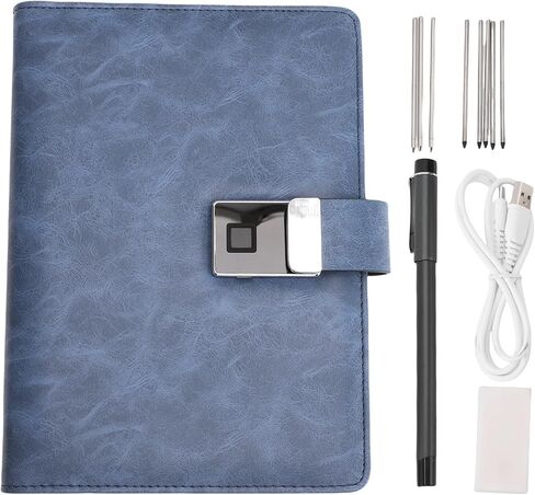 Digital Notebook with Smart Pen, Smart Sync Pen for Note Taking, Electronic Writing Pad with Fingerprint Lock, AI Voice Painting & Text Translation, APP for iOS & in Saudi Arabia