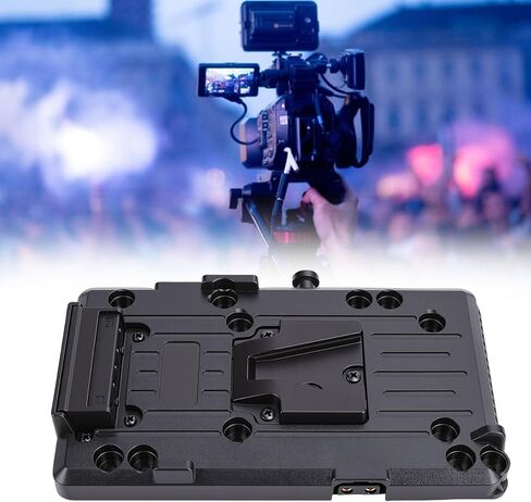 Yoidesu V Mount D Tap Battery Plate Adapter, Adapter with D Tap Output, for Cameras Monitors Stabilizers DSLR Rigs Broadcast Cameras LED Lights Wireless Video Transmitters in Saudi Arabia