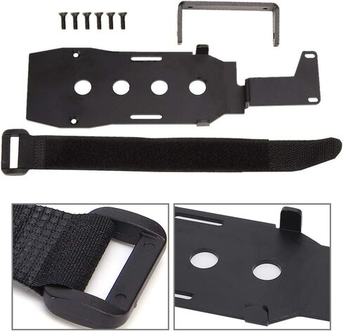 Qiilu Alloy Battery Plate for 1/10 RC Car + DIY Battery Panel + Mounting Plate Bracket in Saudi Arabia