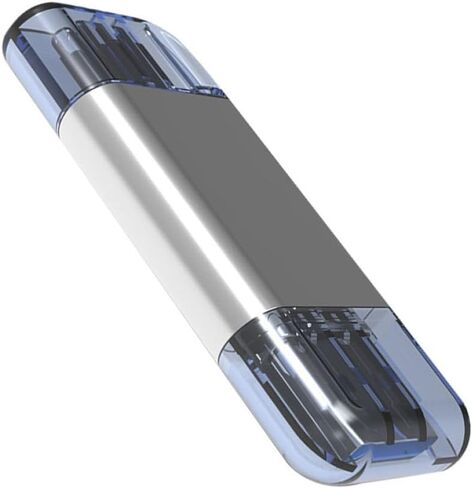 محول قارئ بطاقات USB-c من سبائك الزنك من Kisangel للهواتف المحمولة وأجهزة الكمبيوتر، قارئ ذاكرة USB عالي السرعة مع فتحة مقاومة للتلف متوافقة مع بطاقات Tf Nm والمحمولة in Saudi Arabia