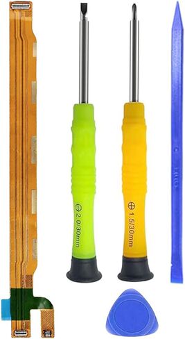 Ubrokeifixit Tab A11 X135 8.7" Motherboard Mainboard Connector LCD Display Flex Cable Replacement for Samsung Galaxy Tab A11 SM-X135 X133 X135F (Yellow-X135) in Saudi Arabia