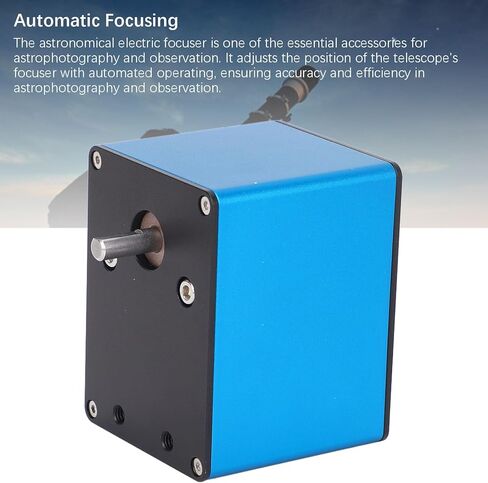 CCYLEZ Automatic Electric Telescope Focuser with Temperature Adaptive Motorized Design, Plug and Play, for Astrophotography & Deep Observation, Aluminum Alloy in Saudi Arabia