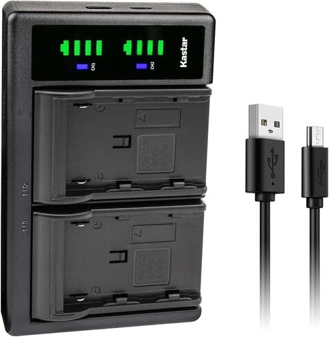 بطارية Kastar 7.4 فولت 7000 مللي أمبير BP-950GEXP وشاحن USB LTD2 متوافق مع Canon G1000 G1500 G2000 GL1 GL-1 DM-GL1 GL2 GL-2 DM-GL2 MV1 MV10 MV10i MV20 MV20i MV100 MV100i MV200 كاميرا MV200i in Saudi Arabia