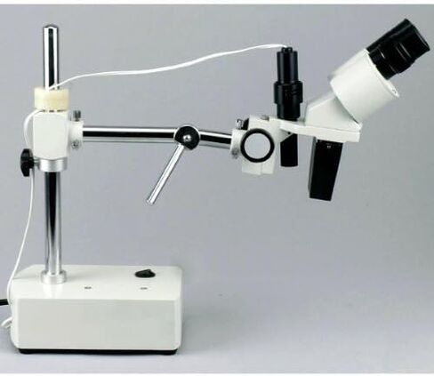 AmScope 5X-10X-15X-20X Stereo Binocular Microscope Boom + Incident Light in Saudi Arabia